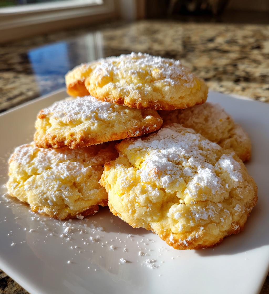 lemon gooey butter cookies