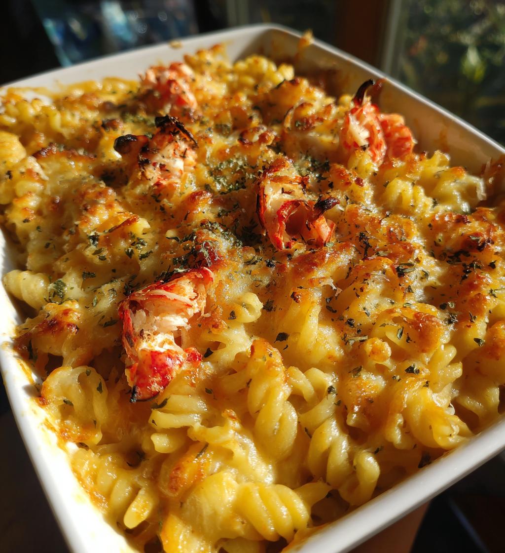 lobster and shrimp mac and cheese - detail 1