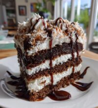 mounds poke cake