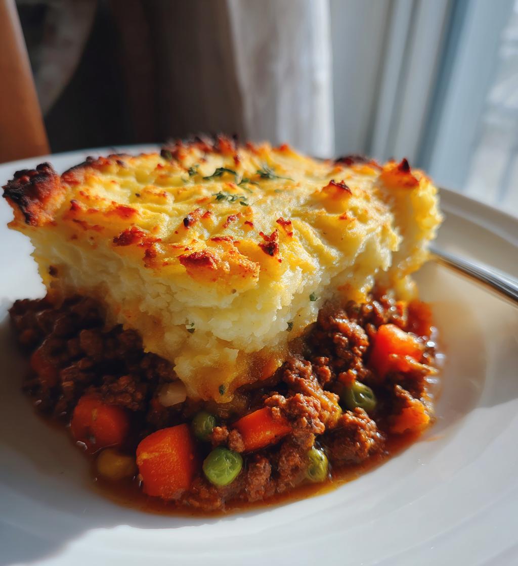 my famous homemade shepherds pie - detail 1
