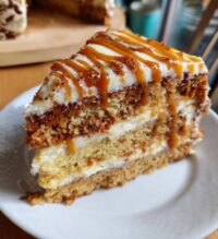 my twisted concoction of caramel spice cake