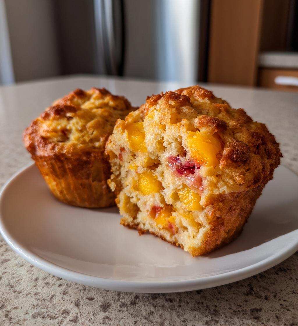 nectarine muffins
