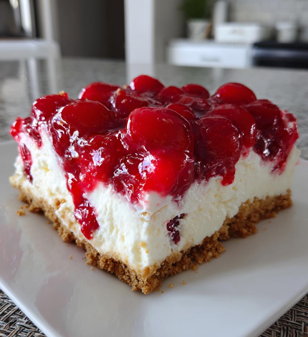 no bake cherry yum yum recipe