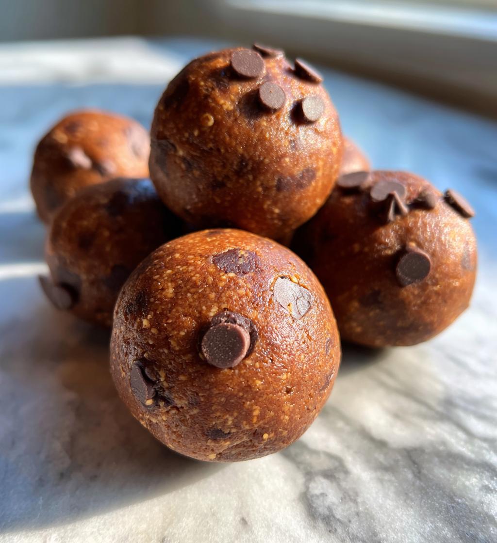 no bake cottage cheese brownie batter protein bites - detail 1