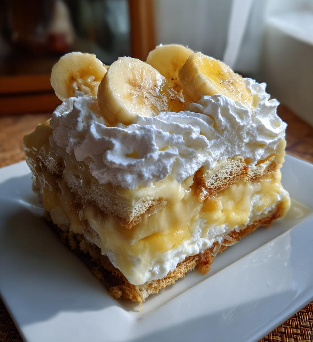 old fashioned banana pudding - detail 1