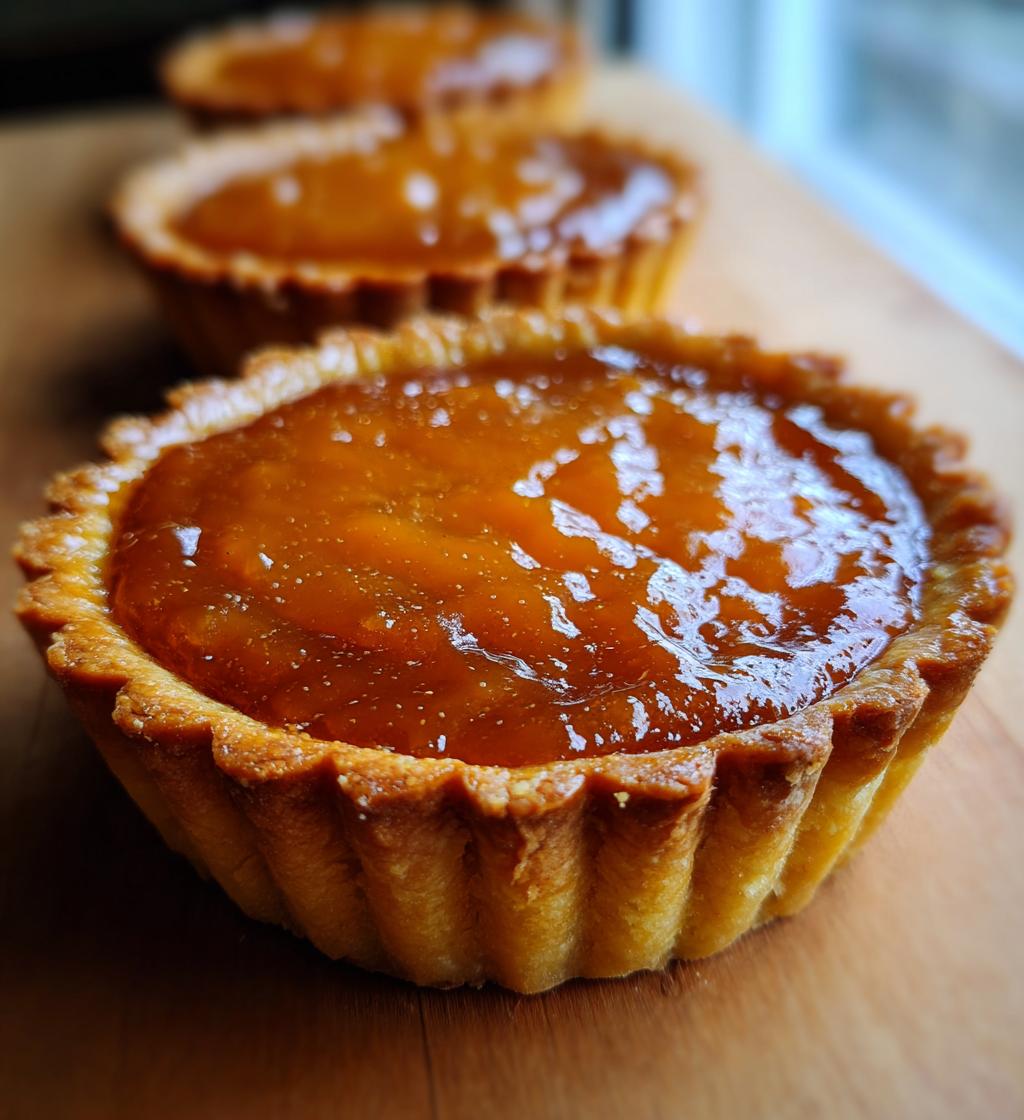 old school butterscotch tart