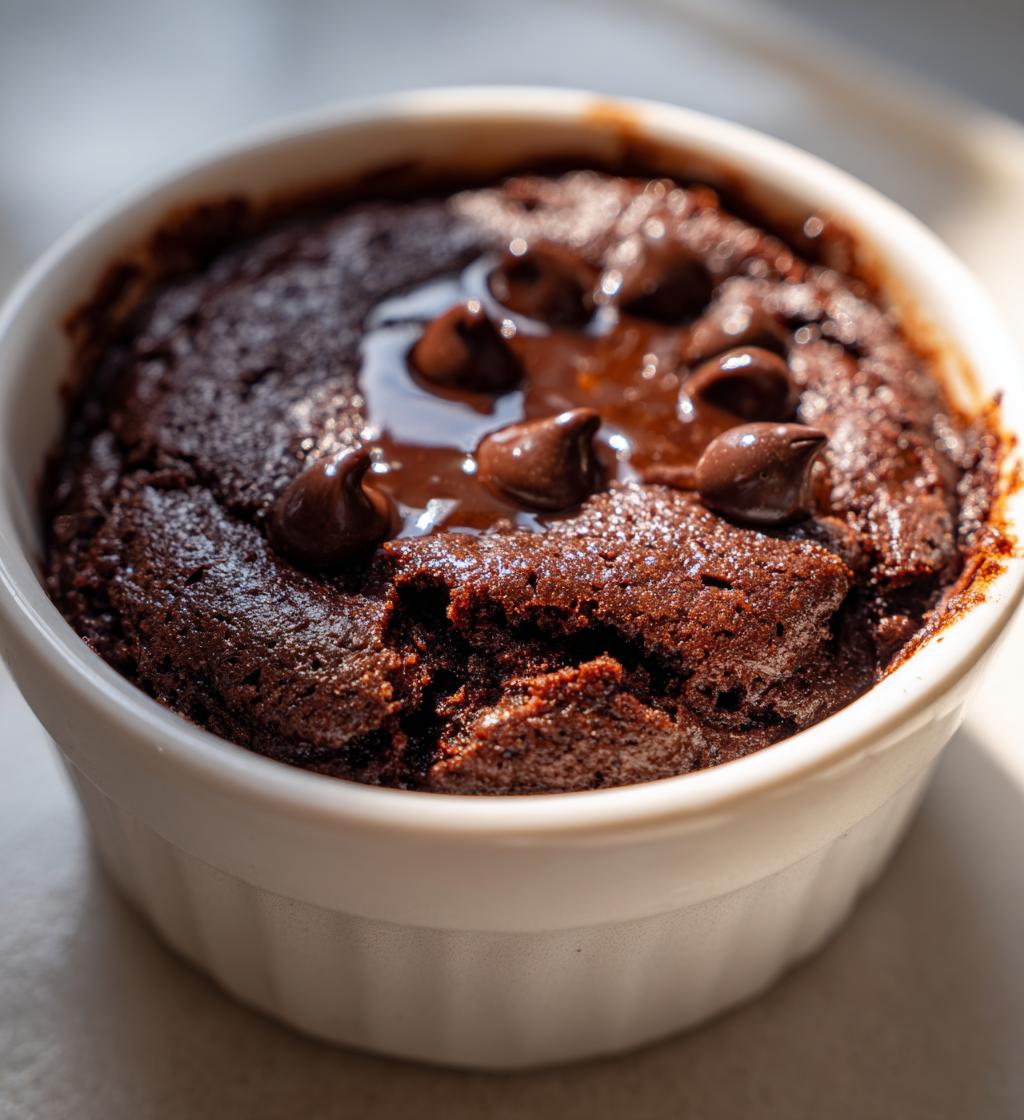 one minute protein brownie