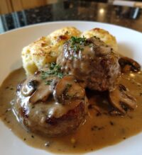 one of the very best salisbury steak a comforting classic