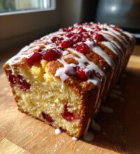 orange cranberry bread glaze
