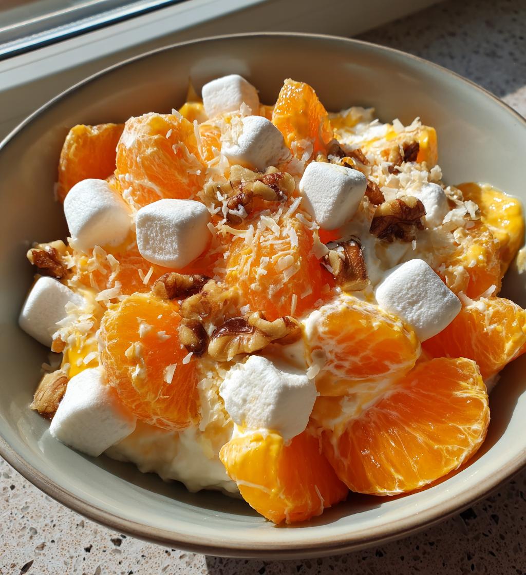 orange dreamsicle salad