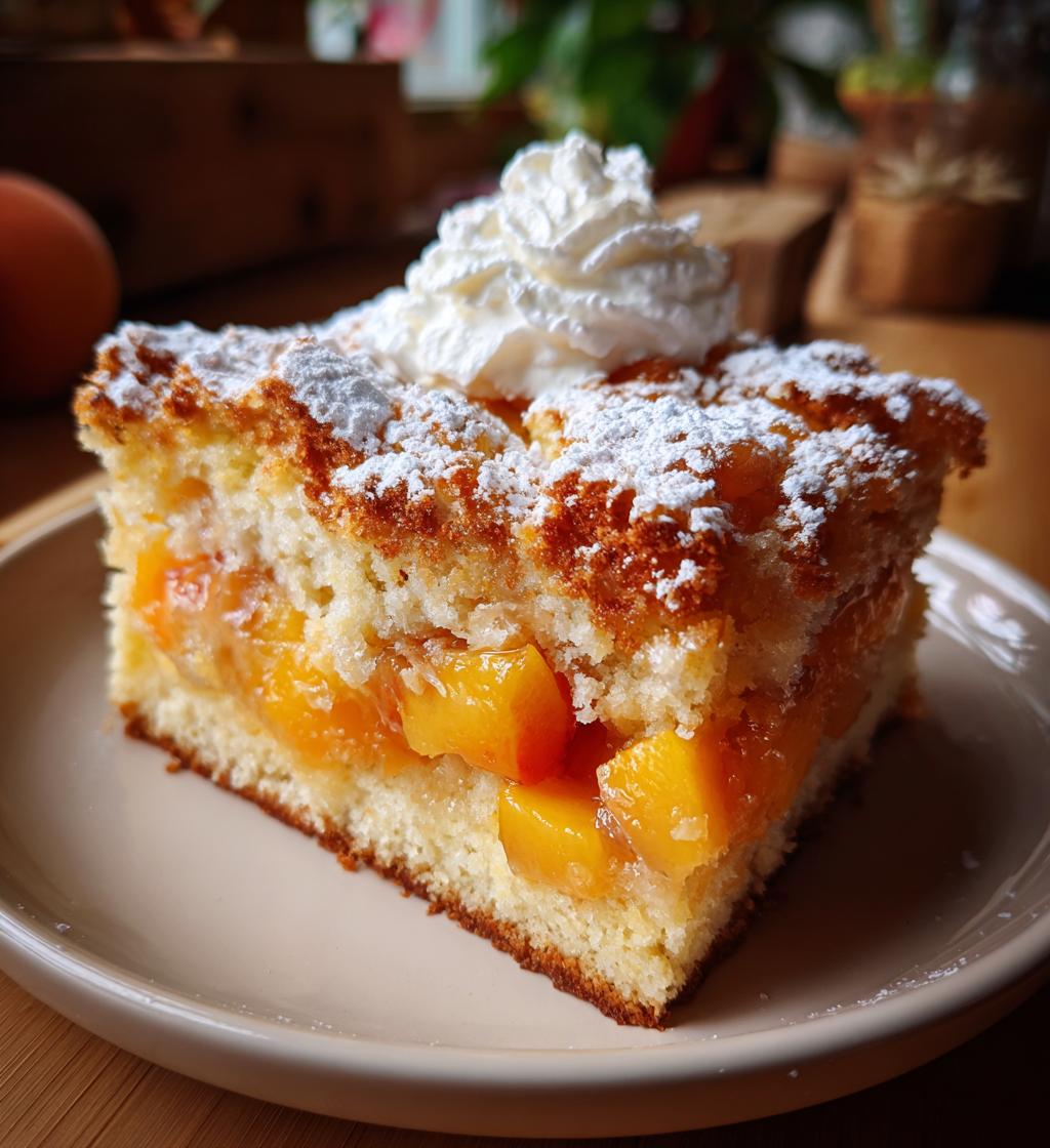 peach cake irresistible summer delight
