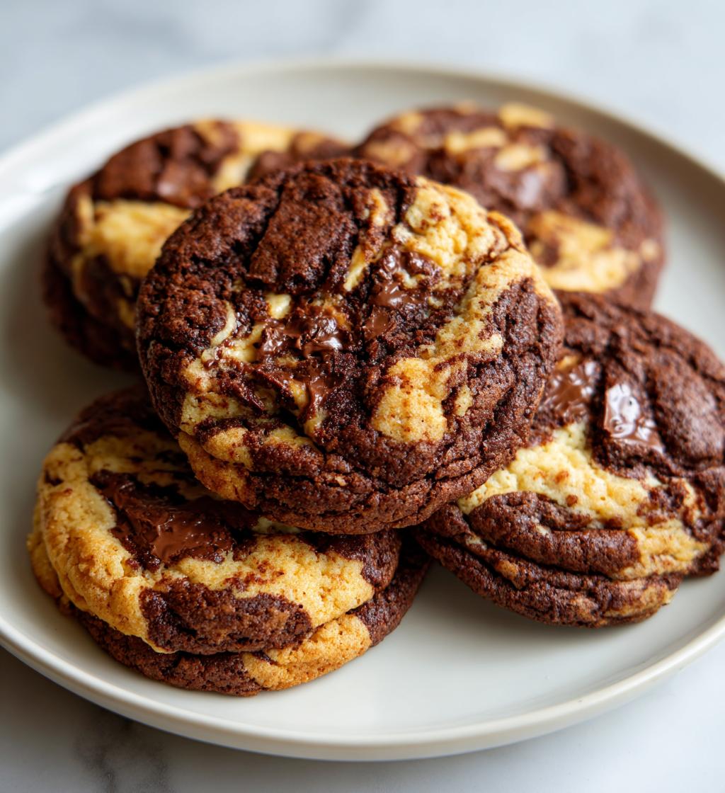 peanut butter brownie swirl cookies