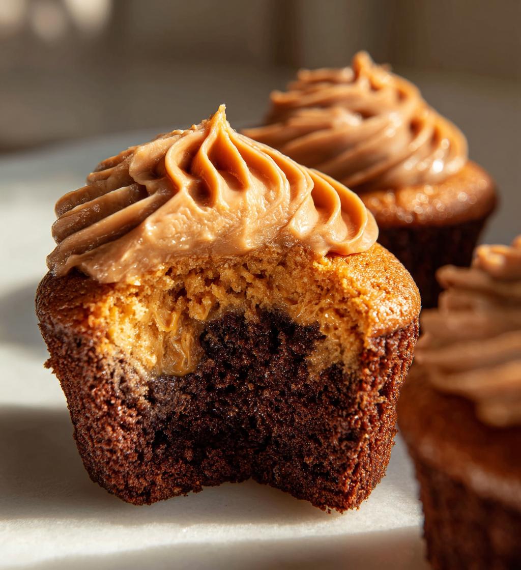 peanut butter filled cupcakes