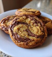 peanut butter hazelnut swirl cookies a nutty and indulgent treat
