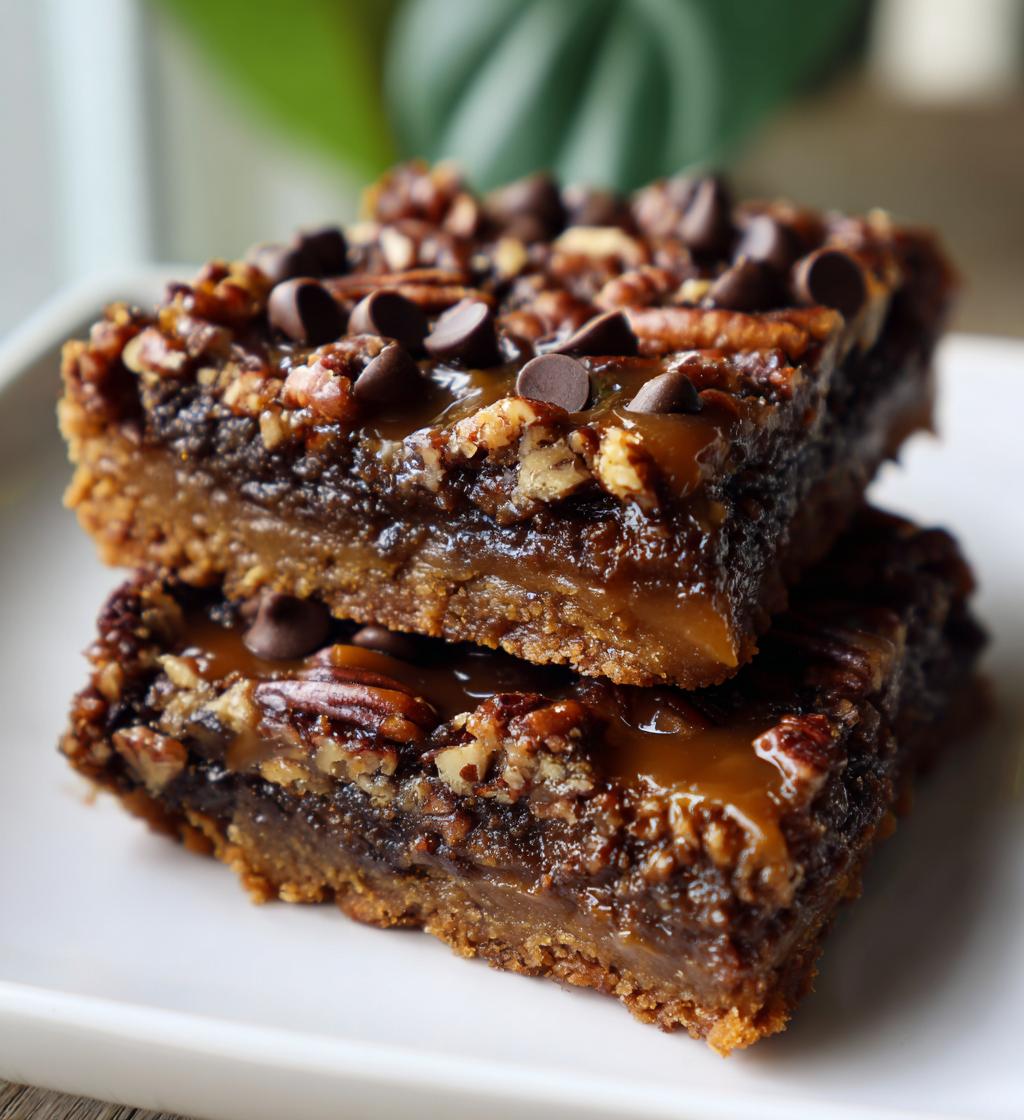 pecan turtle bars