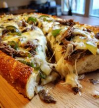 philly cheesesteak cheesy bread
