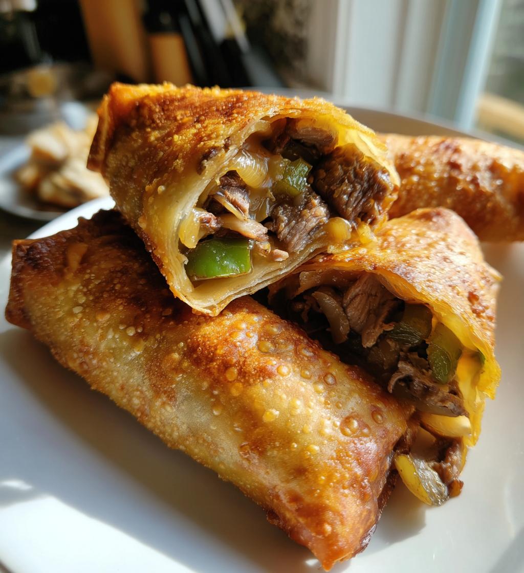 philly cheesesteak egg roll recipe