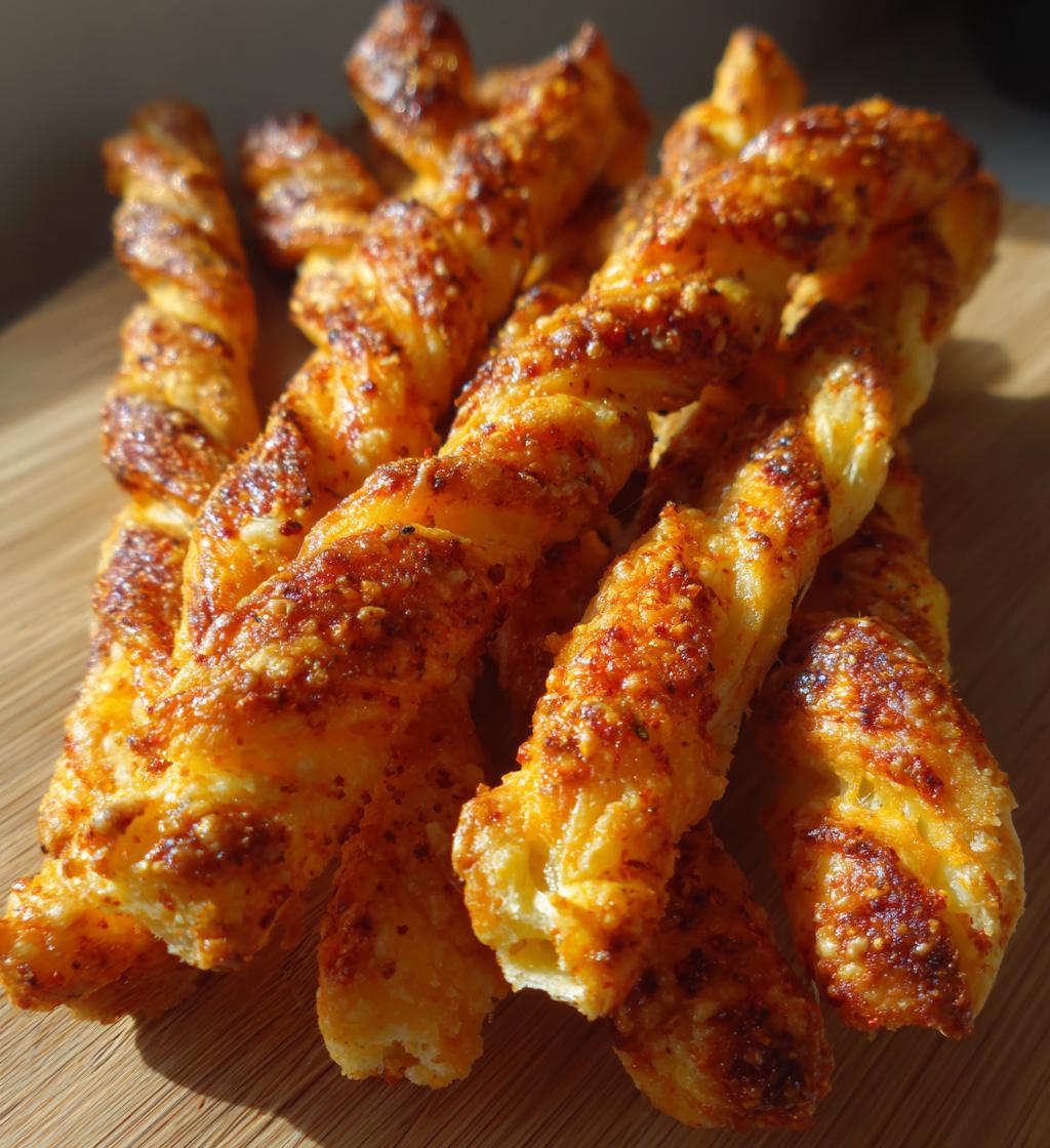 puff pastry cheese straws