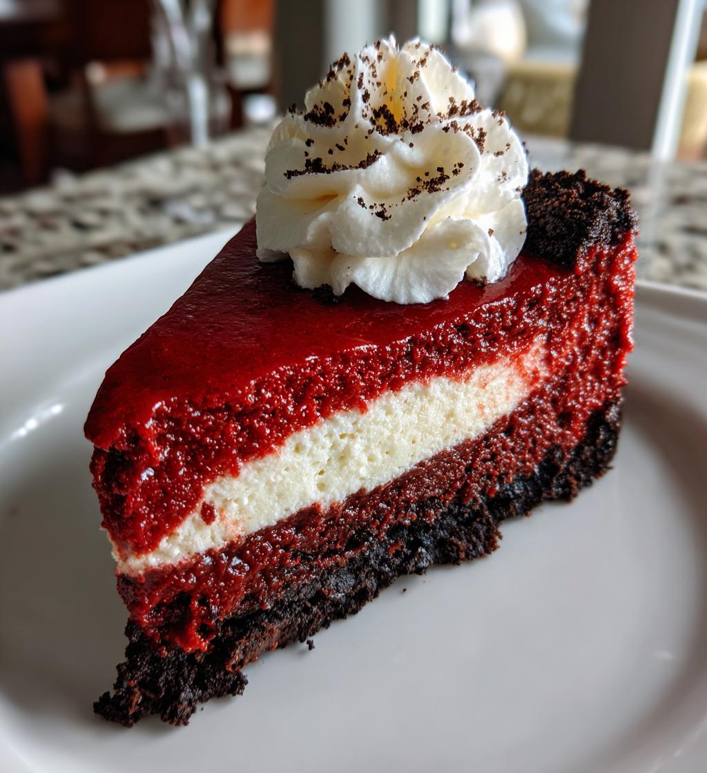 red velvet cheesecake