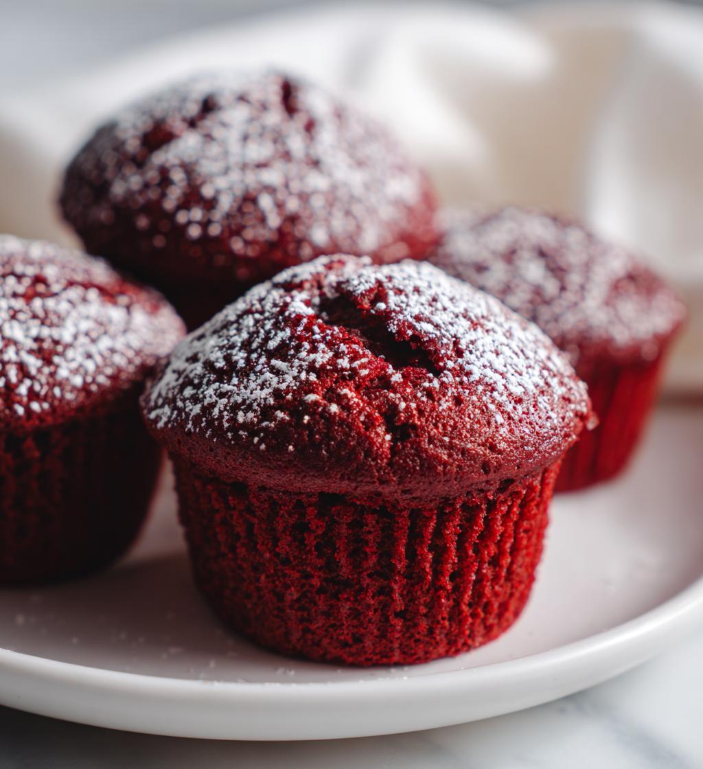 red velvet muffins