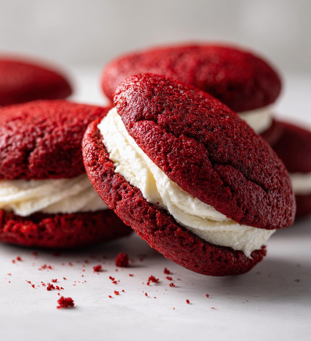 red velvet whoopie pies