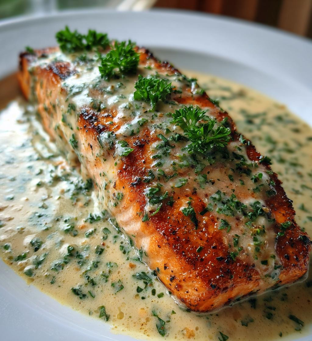 salmon with creamy dijon sauce