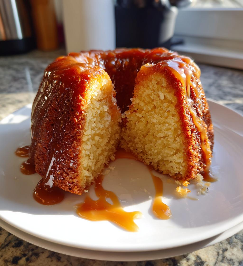 salted caramel kentucky butter cake