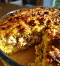savory chicken and dressing casserole