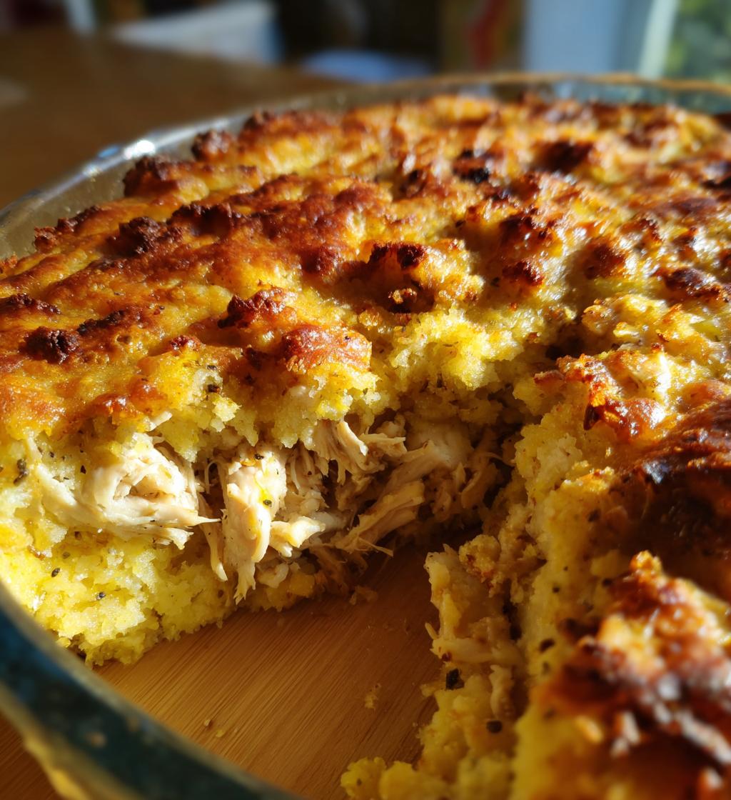 savory chicken and dressing casserole