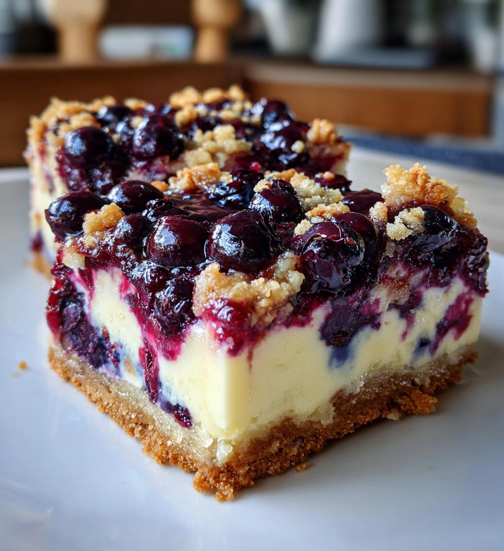 scrumptious blueberry cream cheese bars recipe