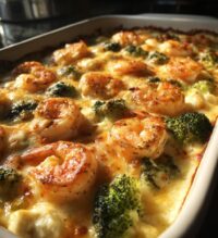 shrimp alfredo bake recipe