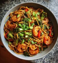 shrimp lo mein