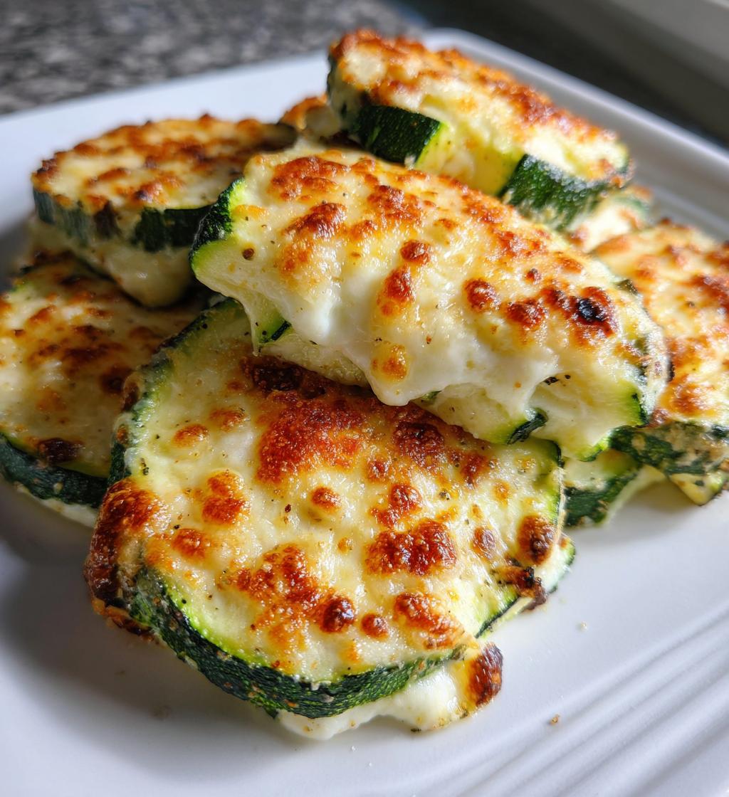 simple baked zucchini and cheese