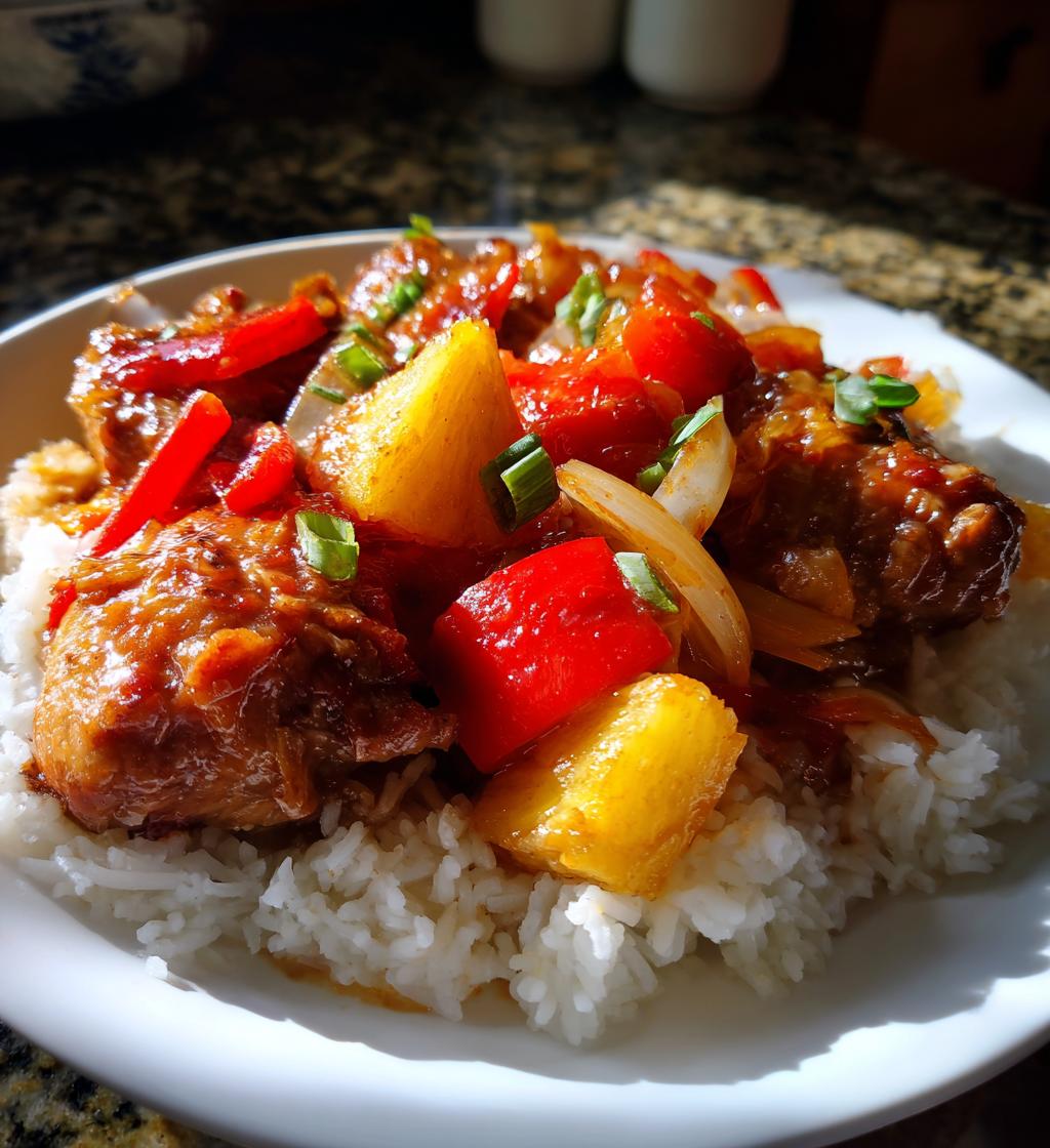 slow cooker hawaiian chicken