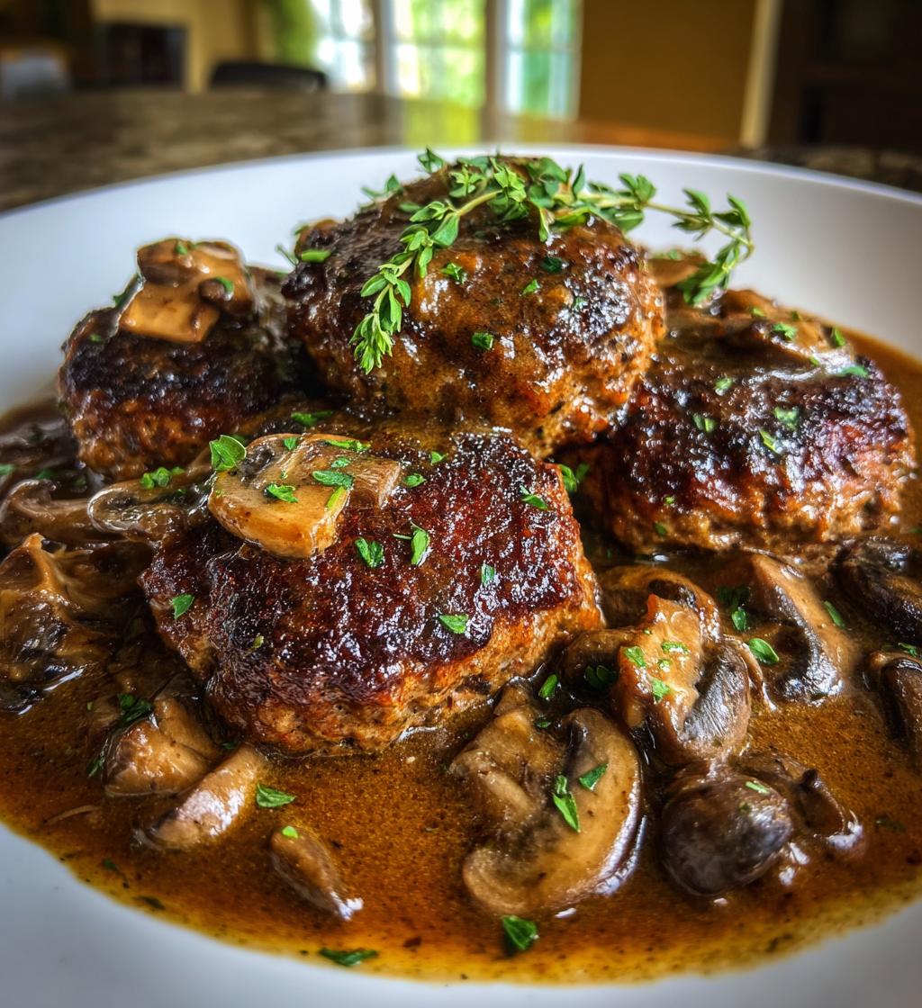 slow cooker salisbury steak recipe