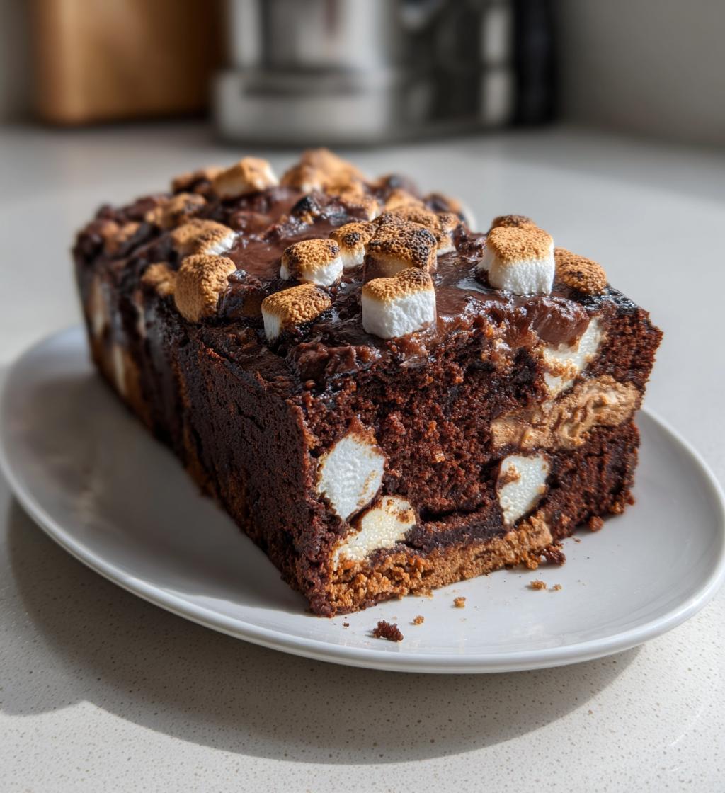 smores loaf cake
