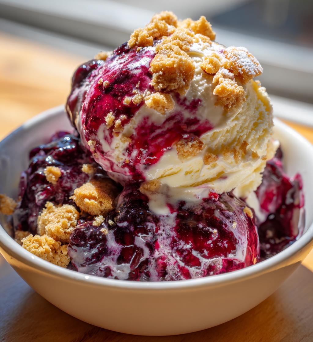 southern blackberry cobbler ice cream