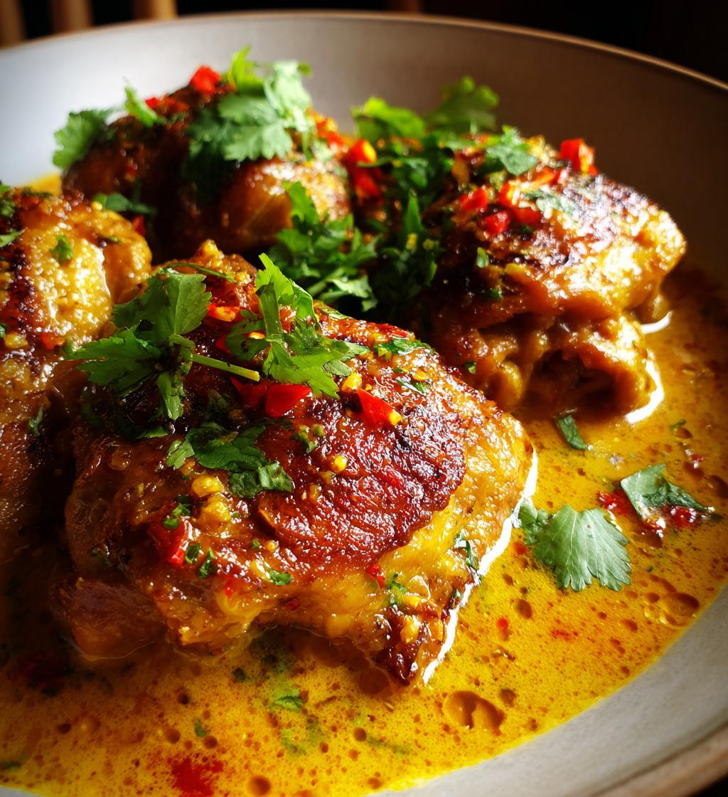 spicy brazilian coconut chicken