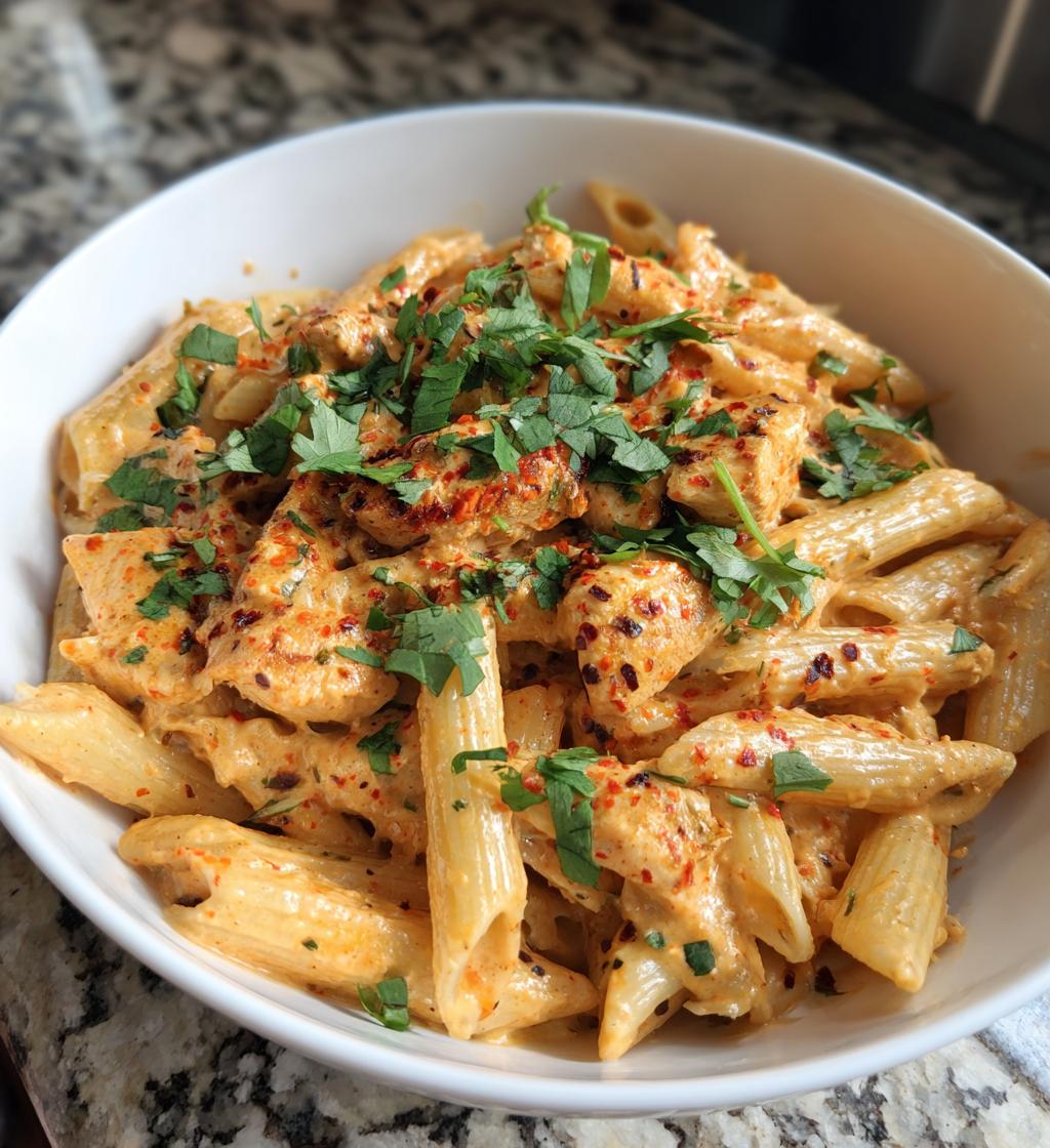 spicy chicken chipotle pasta