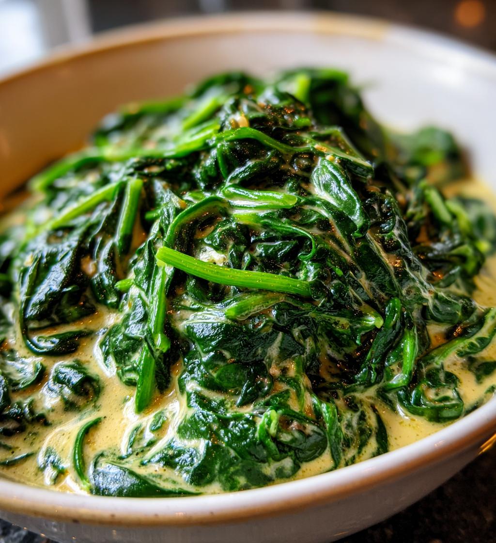 steakhouse creamed spinach rich creamy and irresistible