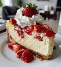 strawberry shortcake cheesecake cake
