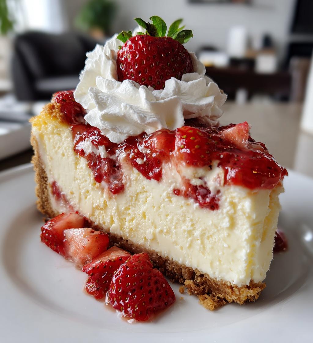 strawberry shortcake cheesecake cake