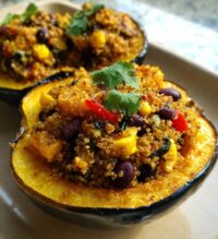 stuffed baked acorn squash recipe