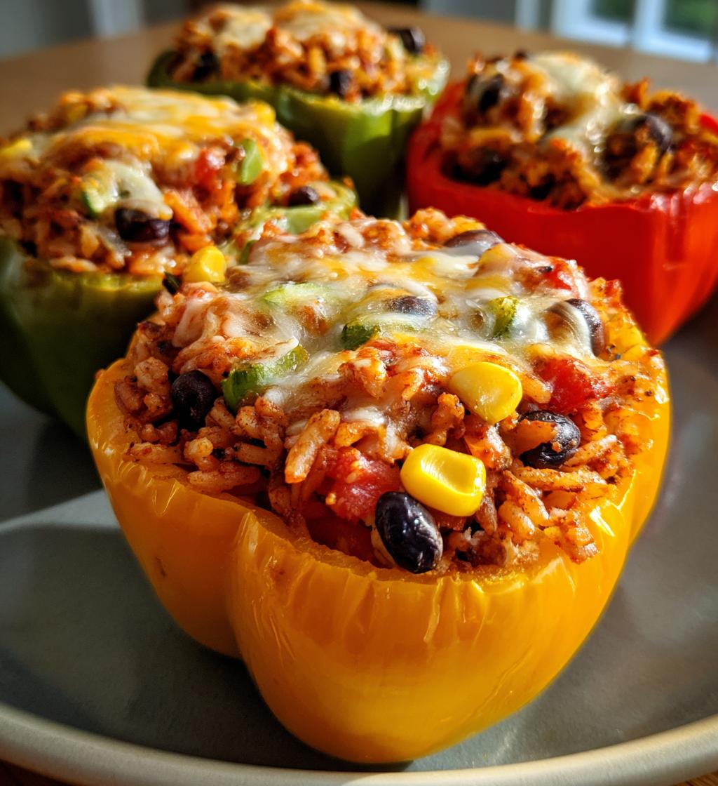 stuffed bell peppers vegetarian