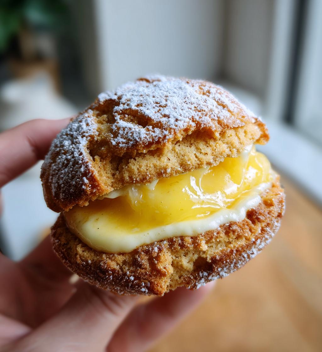 stuffed lemon cookies