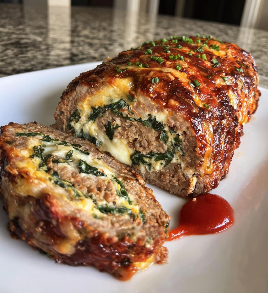 stuffed meatloaf roll