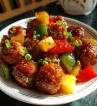 sweet and sour meatballs