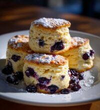 sweet blueberry biscuits 2