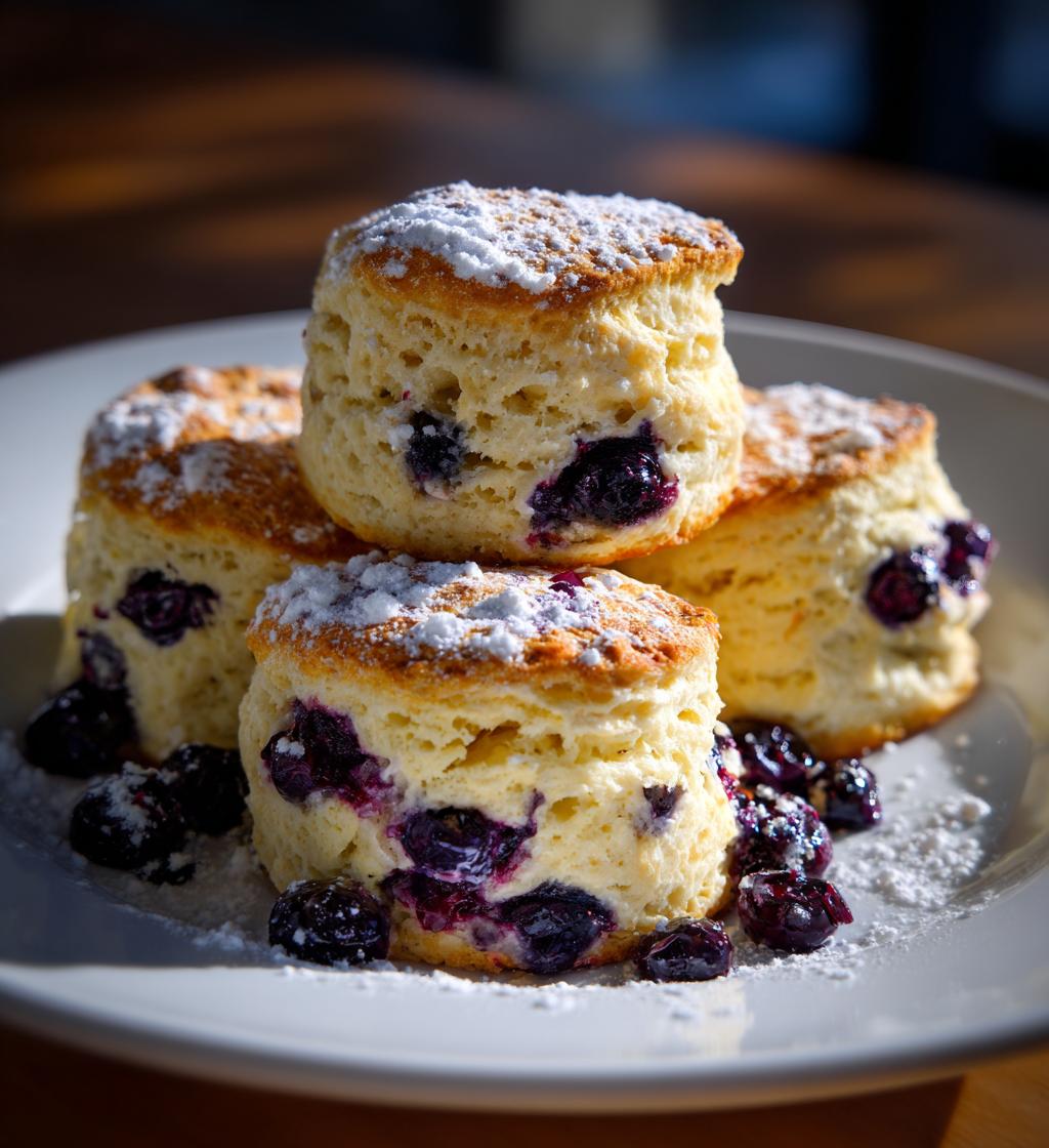 sweet blueberry biscuits 2