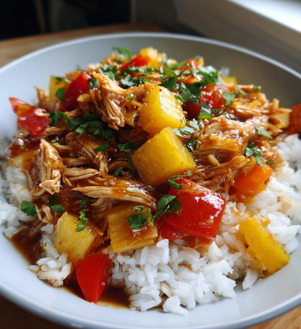 sweet hawaiian crockpot chicken